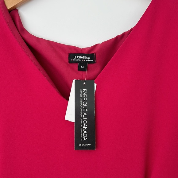 Le Chateau Fushia Dress New w/ Tags | Large - Picture 3 of 10